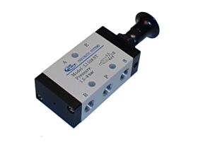 Airblock - Χειριστήριο αέρος κάθετο LI 528 ST 00  AIRBLOCK πενταοδικό 1/8 κουμπωτό